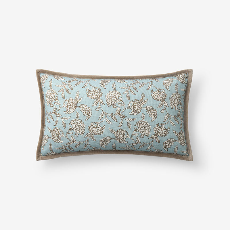 Joyous Flower Reversible Decorative Lumbar Pillow Cover