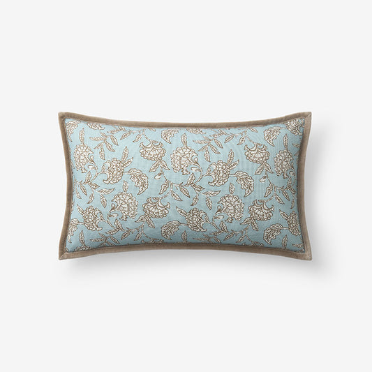 Joyous Flower Reversible Decorative Lumbar Pillow Cover