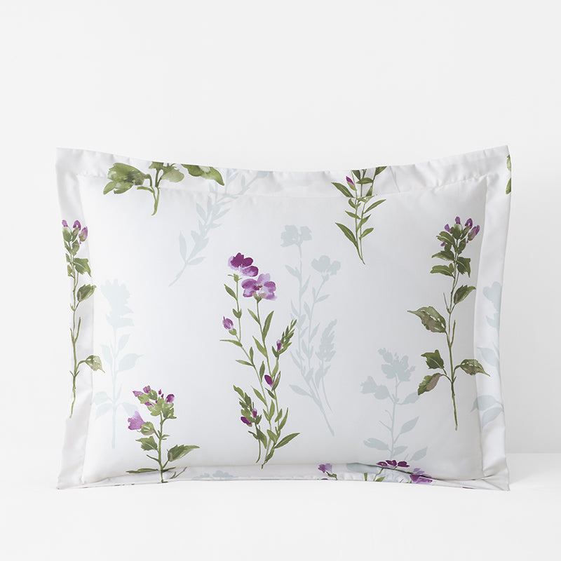 Iris Bloom Premium Smooth Wrinkle-Free Sateen Sham