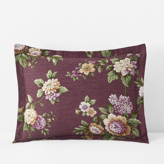 Peony Hydrangea Reversible Sham