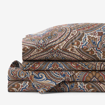 Royal Paisley Premium Smooth Wrinkle-Free Sateen Bed Sheet Set