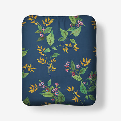 Galilea Floral Classic Smooth Sateen Fitted Bed Sheet