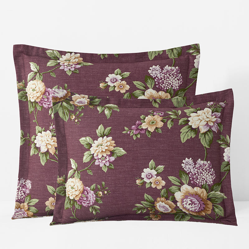 Peony Hydrangea Reversible Sham