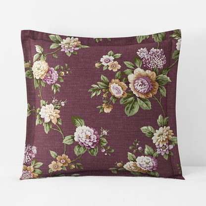 Peony Hydrangea Reversible Sham