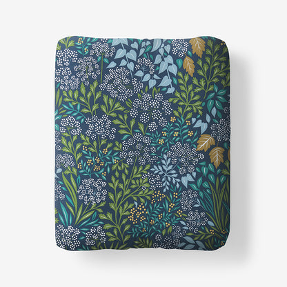Achillea Patch Classic Cool Cotton Percale Fitted Bed Sheet