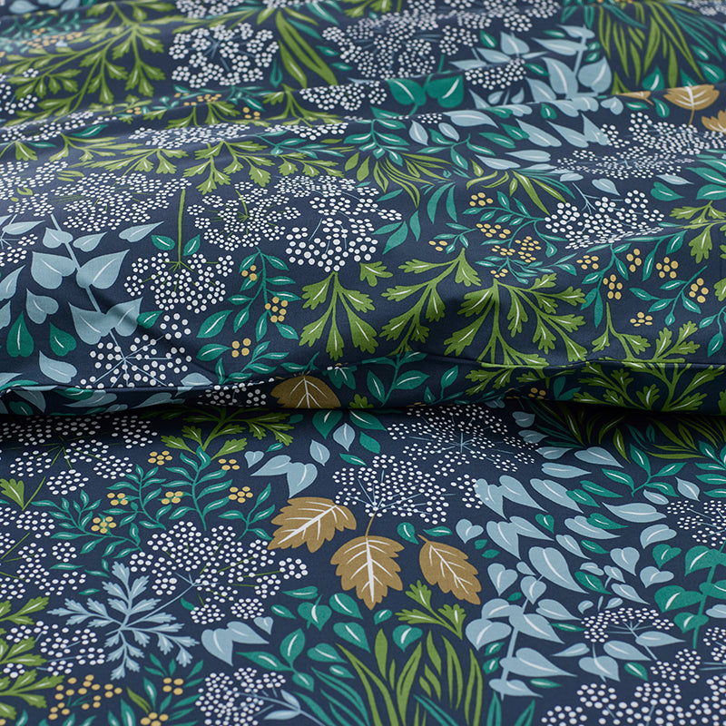 Achillea Patch Classic Cool Cotton Percale Bed Sheet Set