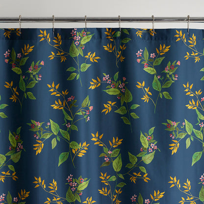 Galilea Floral Classic Smooth Sateen Shower Curtain