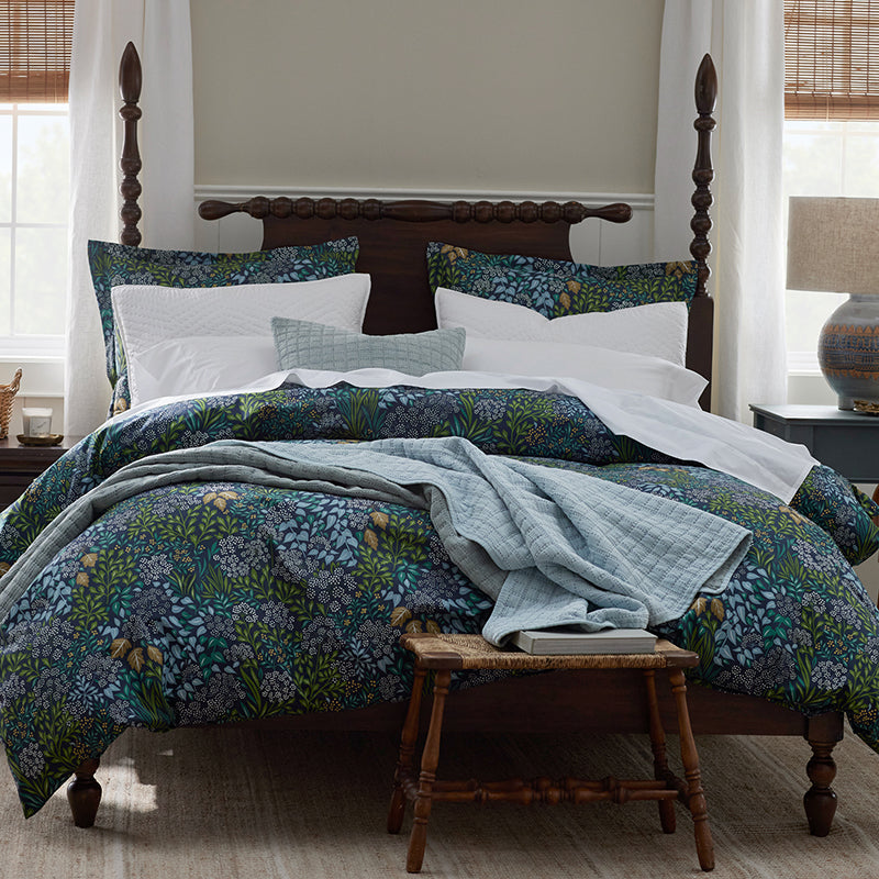 Achillea Patch Classic Cool Cotton Percale Fitted Bed Sheet