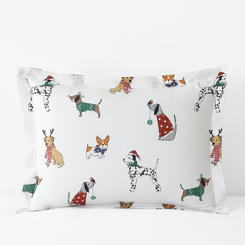 Holiday Print Classic Cool Cotton Percale Sham