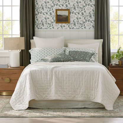 Joyous Garden Reversible Decorative Square Pillow Cover