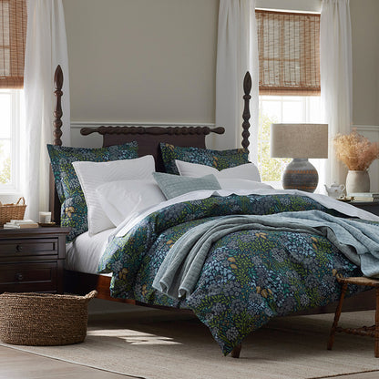 Achillea Patch Classic Cool Cotton Percale Flat Bed Sheet