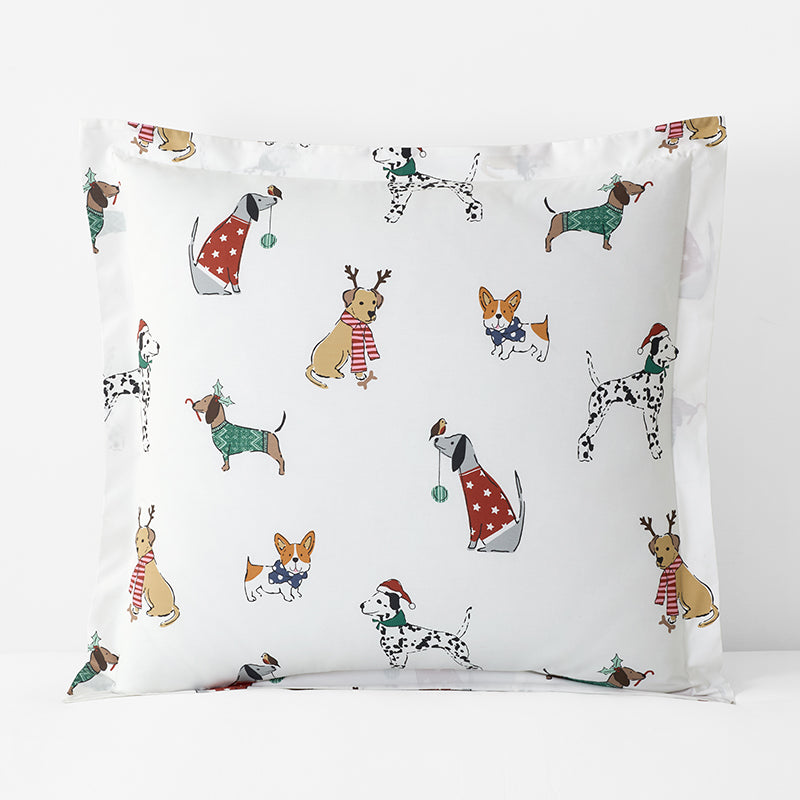 Holiday Print Classic Cool Cotton Percale Sham