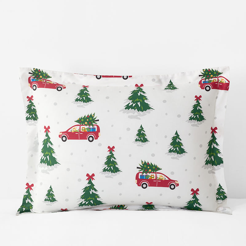 Holiday Print Classic Cool Cotton Percale Sham