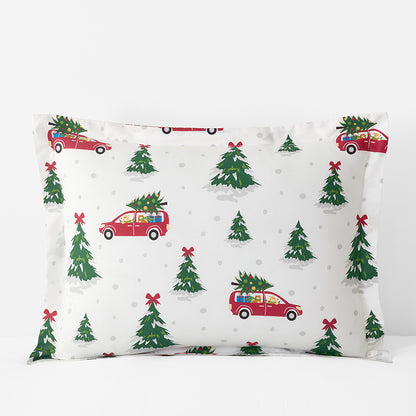 Holiday Print Classic Cool Cotton Percale Sham