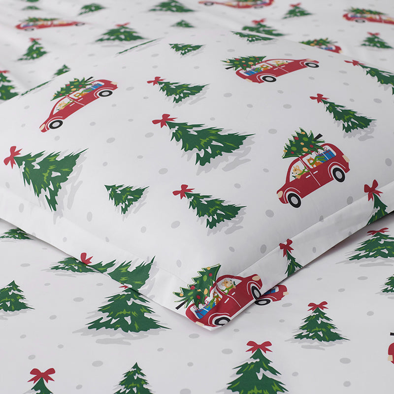 Holiday Print Classic Cool Cotton Percale Sham