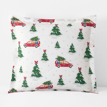 Holiday Print Classic Cool Cotton Percale Sham