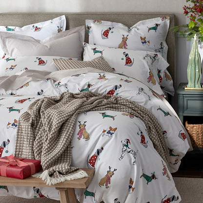 Holiday Print Classic Cool Cotton Percale Comforter