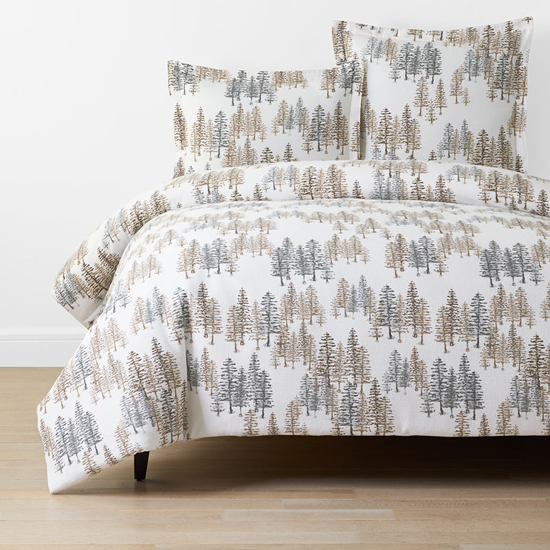 Holiday Print Classic Ultra-Cozy Cotton Flannel Duvet Cover