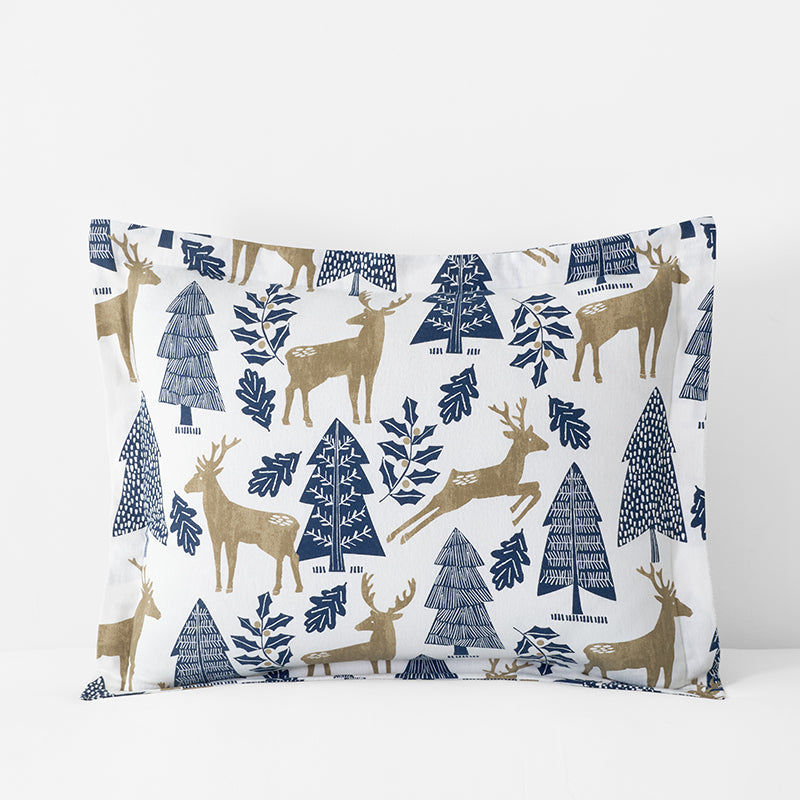 Holiday Print Classic Ultra-Cozy Cotton Flannel Sham
