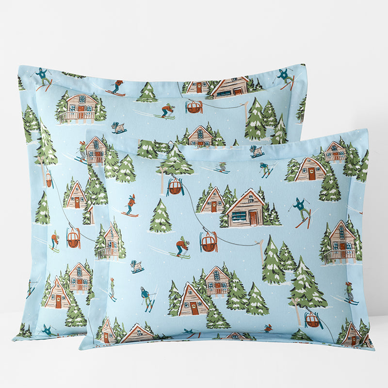 Holiday Print Classic Ultra-Cozy Cotton Flannel Sham