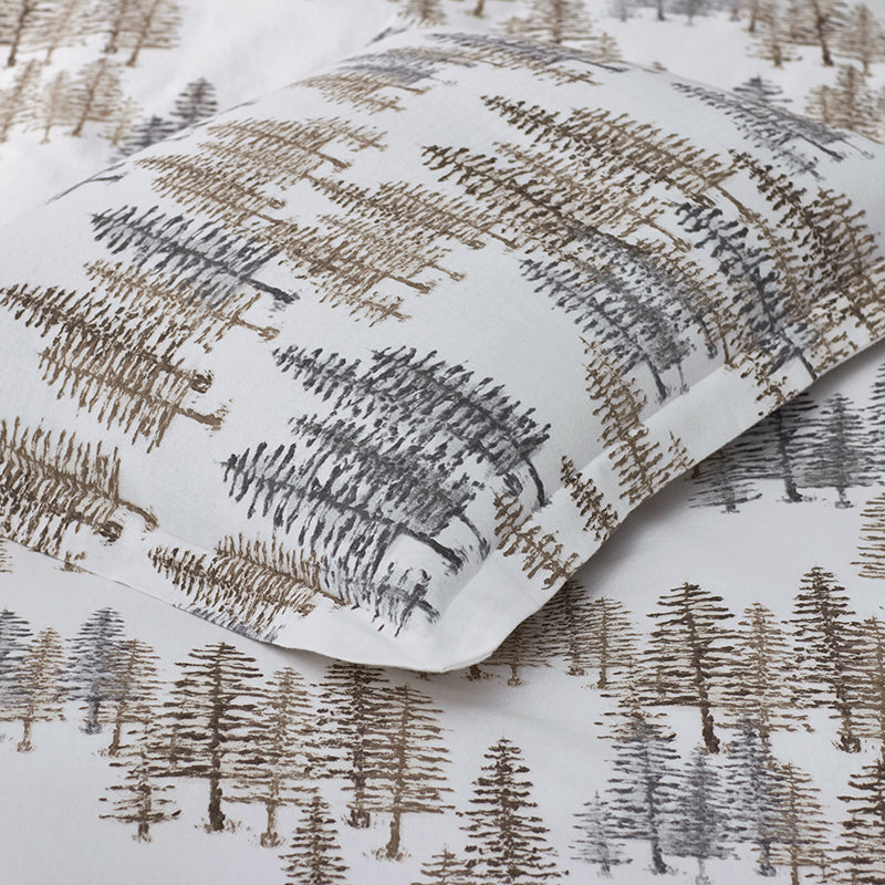 Holiday Print Classic Ultra-Cozy Cotton Flannel Fitted Bed Sheet