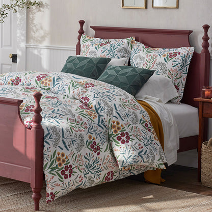 Holiday Print Classic Ultra-Cozy Cotton Flannel Flat Bed Sheet
