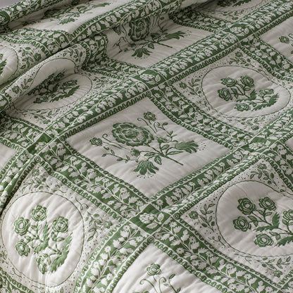 Artichoke Garden Quilted Sham