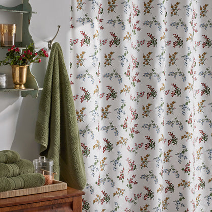 Amelia Classic Smooth Sateen Shower Curtain
