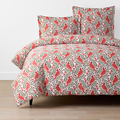 Cardinals Classic Cool Cotton Percale Duvet Cover