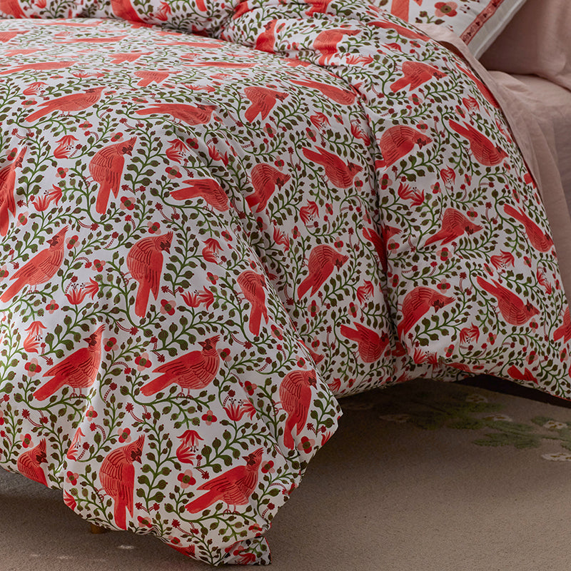 Cardinals Classic Cool Cotton Percale Pillowcase Set