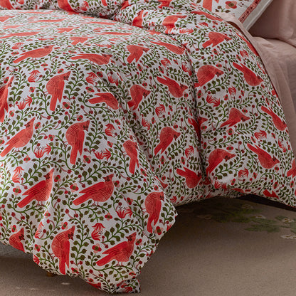 Cardinals Classic Cool Cotton Percale Pillowcase Set