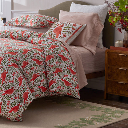 Cardinals Classic Cool Cotton Percale Fitted Bed Sheet