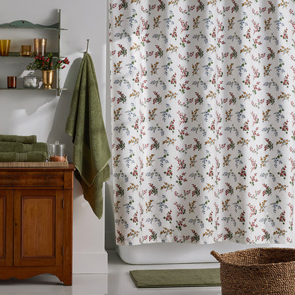 Amelia Classic Smooth Sateen Shower Curtain