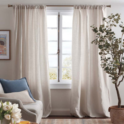 Linen Blackout Window Curtain