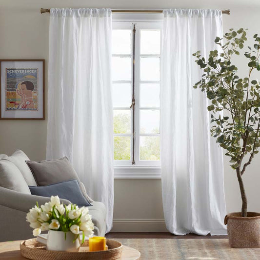 Linen Blackout Window Curtain