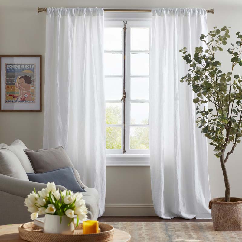 Linen Window Curtain