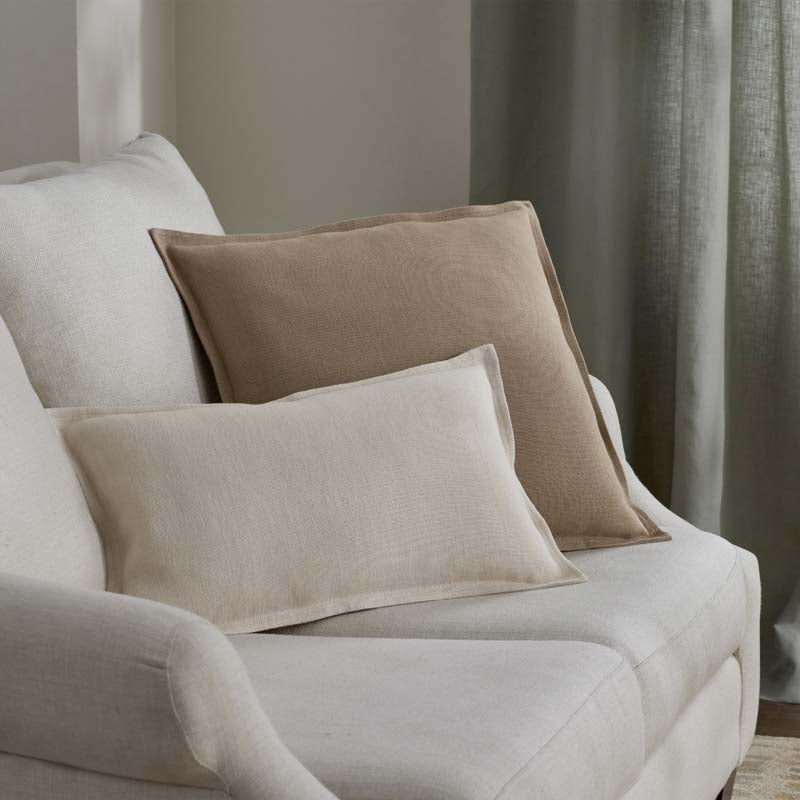 Linen Decorative Lumbar Pillow Cover