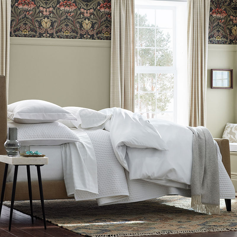 Premium Smooth Supima® Cotton Wrinkle-Free Sateen Flat Bed Sheet