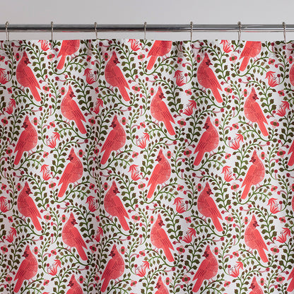 Cardinals Classic Cool Cotton Percale Shower Curtain