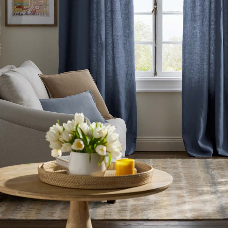 Linen Decorative Lumbar Pillow Cover