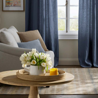 Linen Decorative Lumbar Pillow Cover