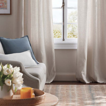 Linen Decorative Square Pillow Cover