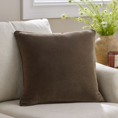 Velvet Decorative Square Pillow Cover