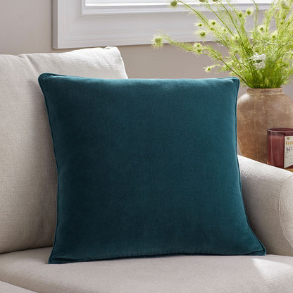 Velvet Decorative Square Pillow Cover