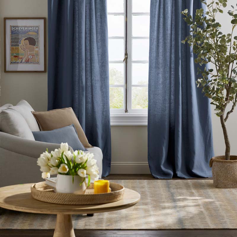 Linen Decorative Lumbar Pillow Cover
