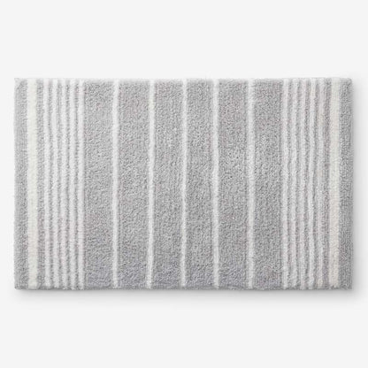 Plush Spa Stripe Bath Rug