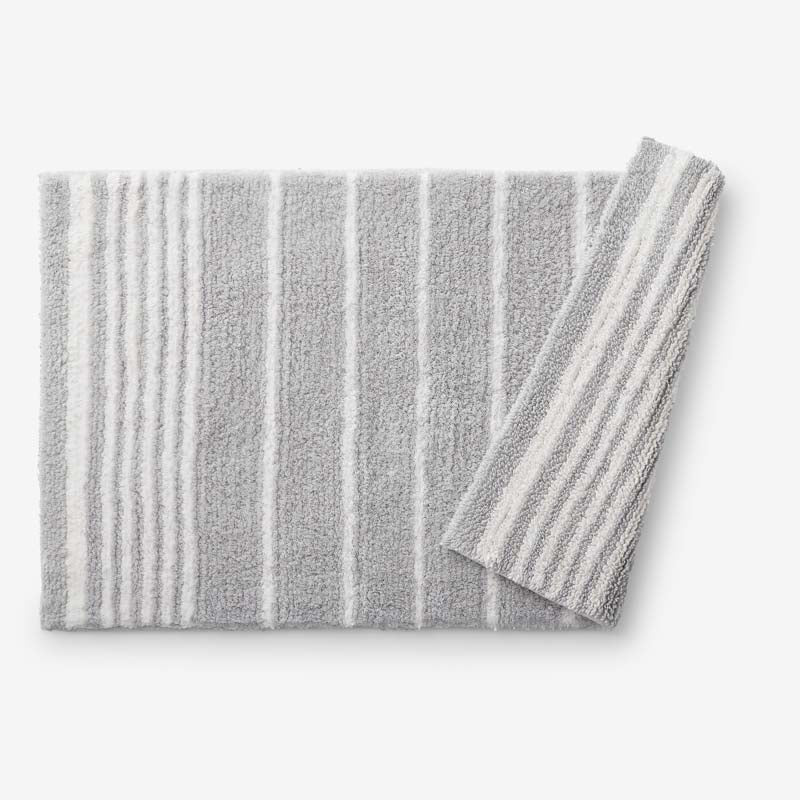 Plush Spa Stripe Bath Rug