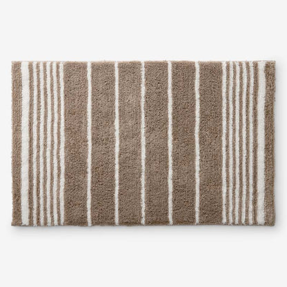 Plush Spa Stripe Bath Rug