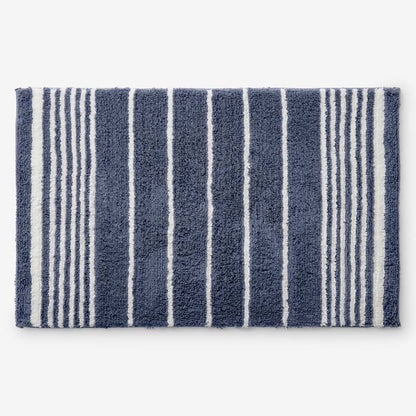 Plush Spa Stripe Bath Rug
