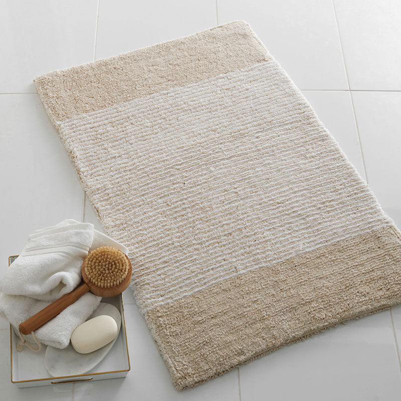 Striped Bath Rug